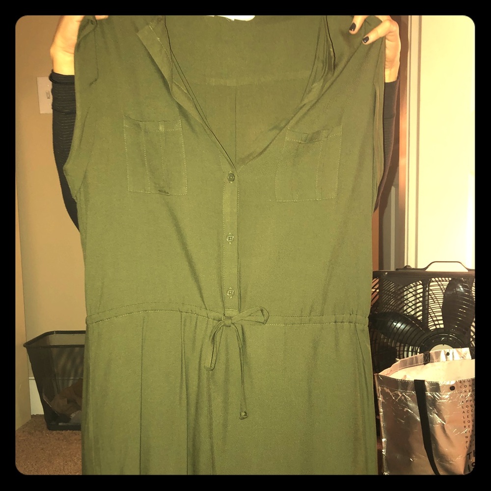 Olive green dress by Jack